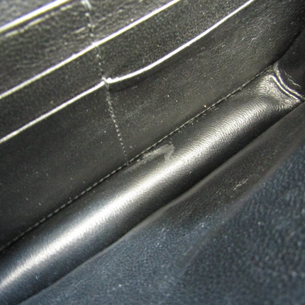 BALENCIAGA B.593615 Women's Leather Chain/Shoulder Wallet Silver - Picture 9 of 10